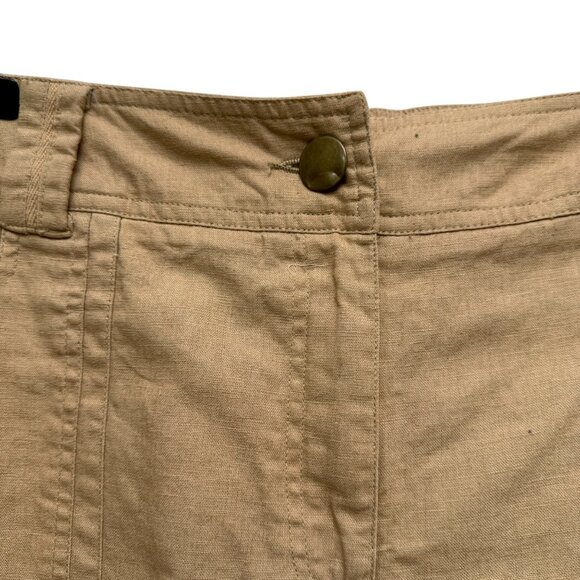 Basic Editions Bermuda Shorts Plus Size 18W Womens Tan Elastic Waist NWT - Picture 6 of 9